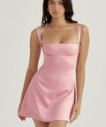 House of CB Kara Mini Dress - 8 / Pink - Dresses
