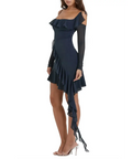 House of CB Kiki Mini Dress - 10 / Blue - Dresses