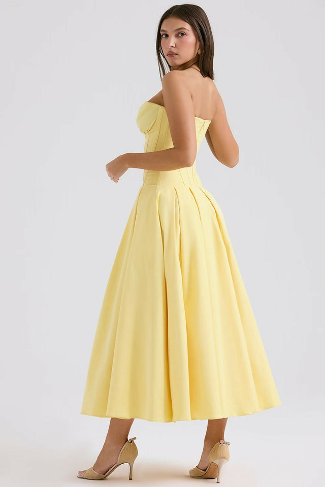 House of CB Lady Gown Sunshine Yellow - 8 / Yellow - Dresses