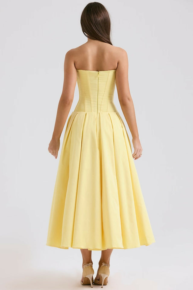House of CB Lady Gown Sunshine Yellow - 8 / Yellow - Dresses