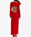House of CB - HOUSE OF CB Lavele bow-embellished crepe maxi dress