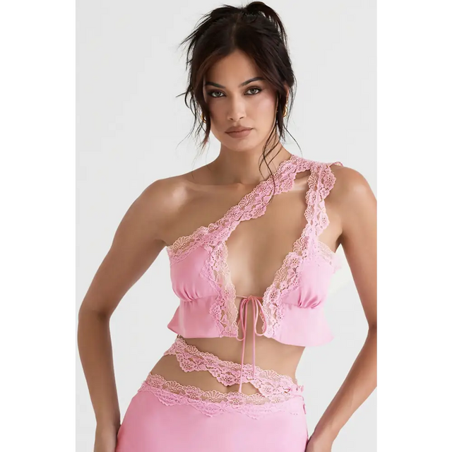 House of CB Lorena Crop & Mathilda Skirt Set - 6/8 / Pink - Outfit Sets