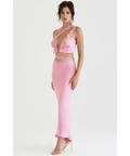 House of CB Lorena Crop & Mathilda Skirt Set - 6/8 / Pink - Outfit Sets