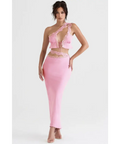 House of CB Lorena Crop & Mathilda Skirt Set - 6/8 / Pink - Outfit Sets