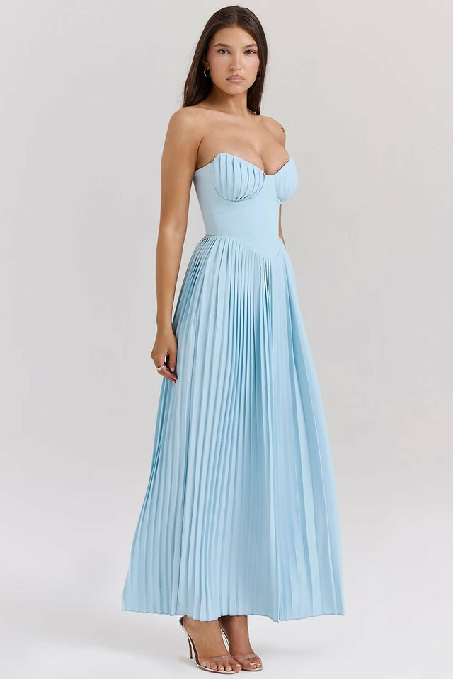 House of CB Marcella Gown Ocean Blue - 8 / Blue - Dresses