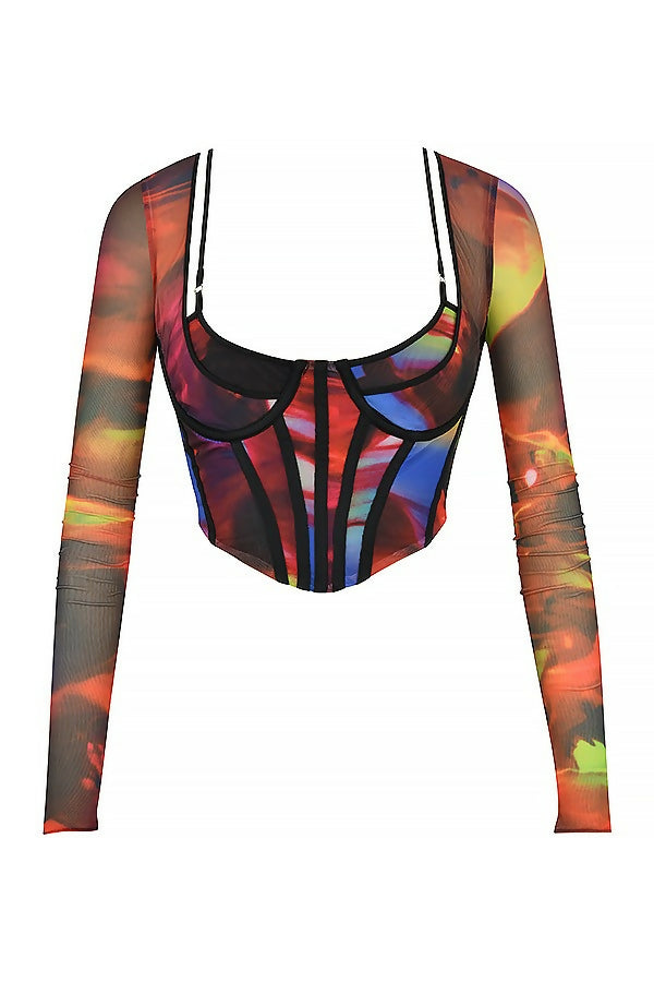 House of CB Mischa Corset - 14 / Multi - Tops