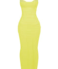 House of CB Nailani Maxi Lime - 8 / Yellow - Dresses