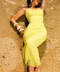 House of CB Nailani Maxi Lime - 8 / Yellow - Dresses