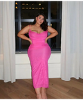 House of CB ‘Nalini’ Fuchsia Maxi - XS (bigger cup) / Pink - Dresses