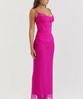 House of CB Nalini Maxi Dress in Fuchsia Size S / AU 8 - 8 / Pink - Dresses