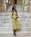 House of CB ‘Naomi’ Halter Midi - S / Green - Dresses