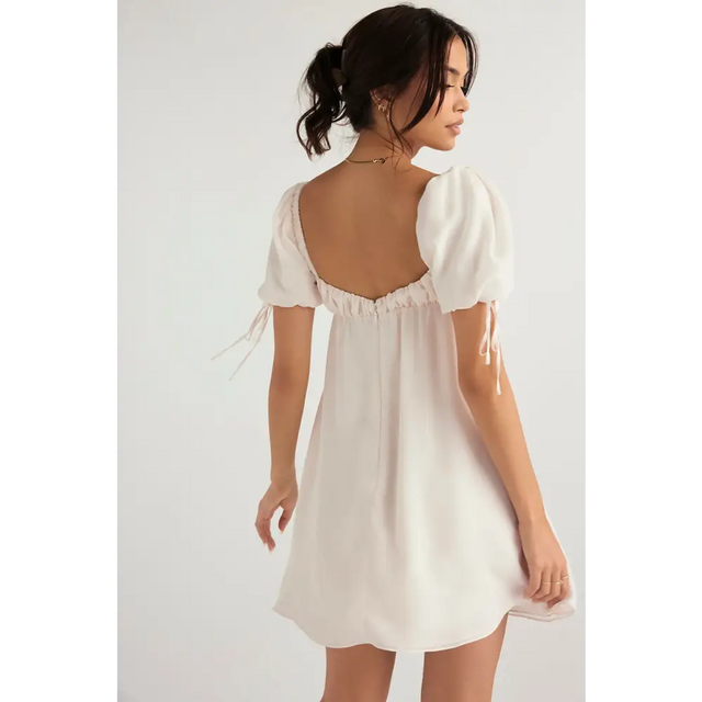 House of CB Princess Ivory Georgette Mini Dress - 95 / Ivory - Dresses