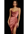 House of CB Reva Midi Dress In Rouge - 8 / Pink - Dresses