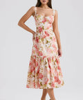 House of CB Rosalee Dress Pink Peony - 8 / Floral - Dresses