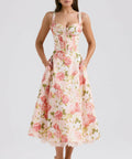 House of CB Rosalee Dress Pink Peony - 8 / Floral - Dresses