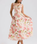 House of CB Rosalee Dress Pink Peony - 8 / Floral - Dresses