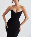 House of CB Sabine Midi Dress - 8 / Black - Dresses