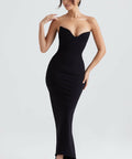 House of CB Sabine Strapless Corset Dress Black - Dresses