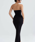 House of CB Sabine Strapless Corset Dress Black - Dresses