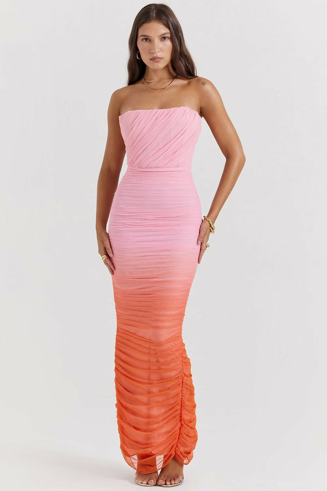 House of CB Sapphire Ombré Maxi - 8 / Multi - Dresses