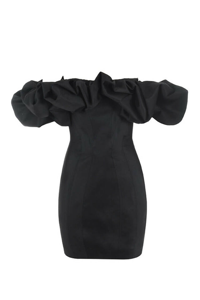 House of CB Selena Mini Dress - 14 / Black - Dresses