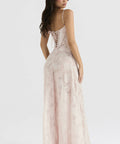 House Of CB Seren Corset Lace Back Floral Maxi Dress - Dresses