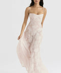 House Of CB Seren Corset Lace Back Floral Maxi Dress - Dresses