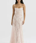House Of CB Seren Corset Lace Back Floral Maxi Dress - Dresses