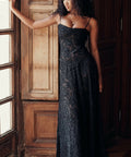 House of CB Seren Maxi Gown Black Lace - 8 / Black - Dresses