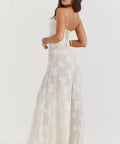 House of CB Seren Maxi Gown Ivory - 8 / White - Dresses