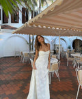 House of CB Seren Maxi Gown Ivory - 8 / White - Dresses