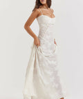 House of CB Seren Maxi Gown Ivory - 8 / White - Dresses