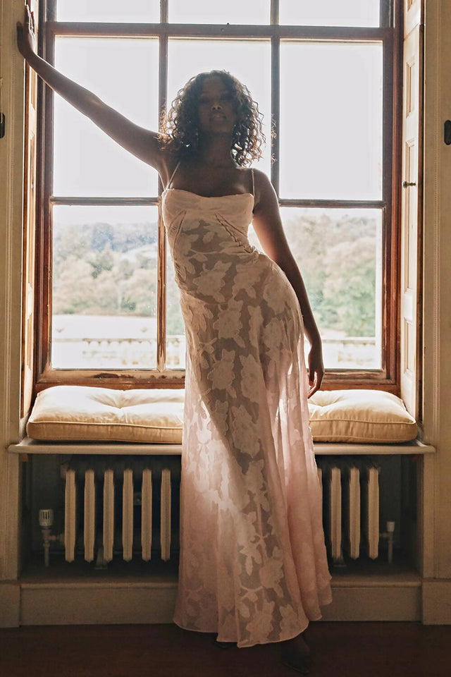 House of CB Seren Soft Pink Maxi Dress Passion For Fashion