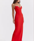 House of CB Tamara Gown - 6 / Red - Dresses