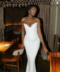 House of Cb ‘Tamara’ Ivory Corset Maxi - S (6-8) / White - Dresses