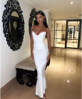 House of Cb ‘Tamara’ Ivory Corset Maxi - S (6-8) / White - Dresses