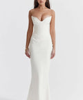 House of CB Tamara Maxi Ivory - 8 / White - Dresses