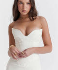 House of CB Tamara Maxi Ivory - 8 / White - Dresses