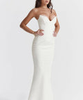House of CB Tamara Maxi Ivory - 8 / White - Dresses
