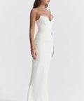 House of CB Tamara Maxi Ivory - 8 / White - Dresses