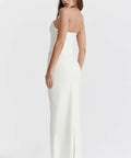 House of CB Tamara Maxi Ivory - 8 / White - Dresses
