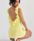 House of CB Tink Mini Dress - 8 / Yellow - Dresses