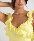 House of CB Tink Mini Dress - 8 / Yellow - Dresses