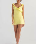 House of CB Tink Mini Dress - 8 / Yellow - Dresses