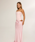HUNTR The Label Huxley Gown in Baby Pink - Dresses