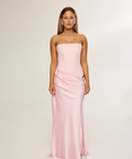 HUNTR The Label Huxley Gown in Baby Pink - Dresses