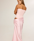 HUNTR The Label Huxley Gown in Baby Pink - Dresses
