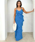 Hussh Fiesto Maxi Dress in Cobalt - 10 / Blue - Dresses