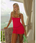 I Am Delilah Belle Mini Dress Cherry Size S - 8 / Pink - Dresses