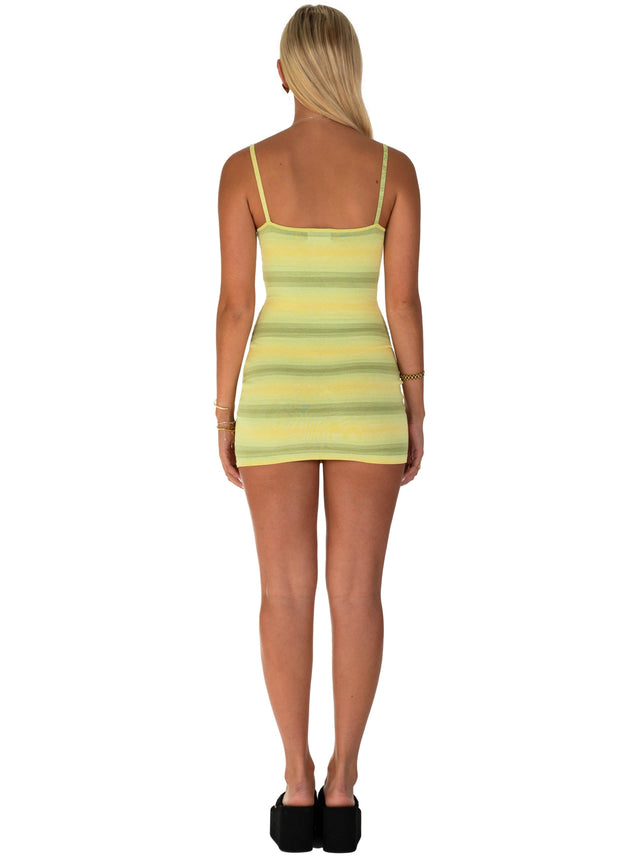 I Am Delilah Elsa Mini Chartreuse - 8 / Green - Dresses